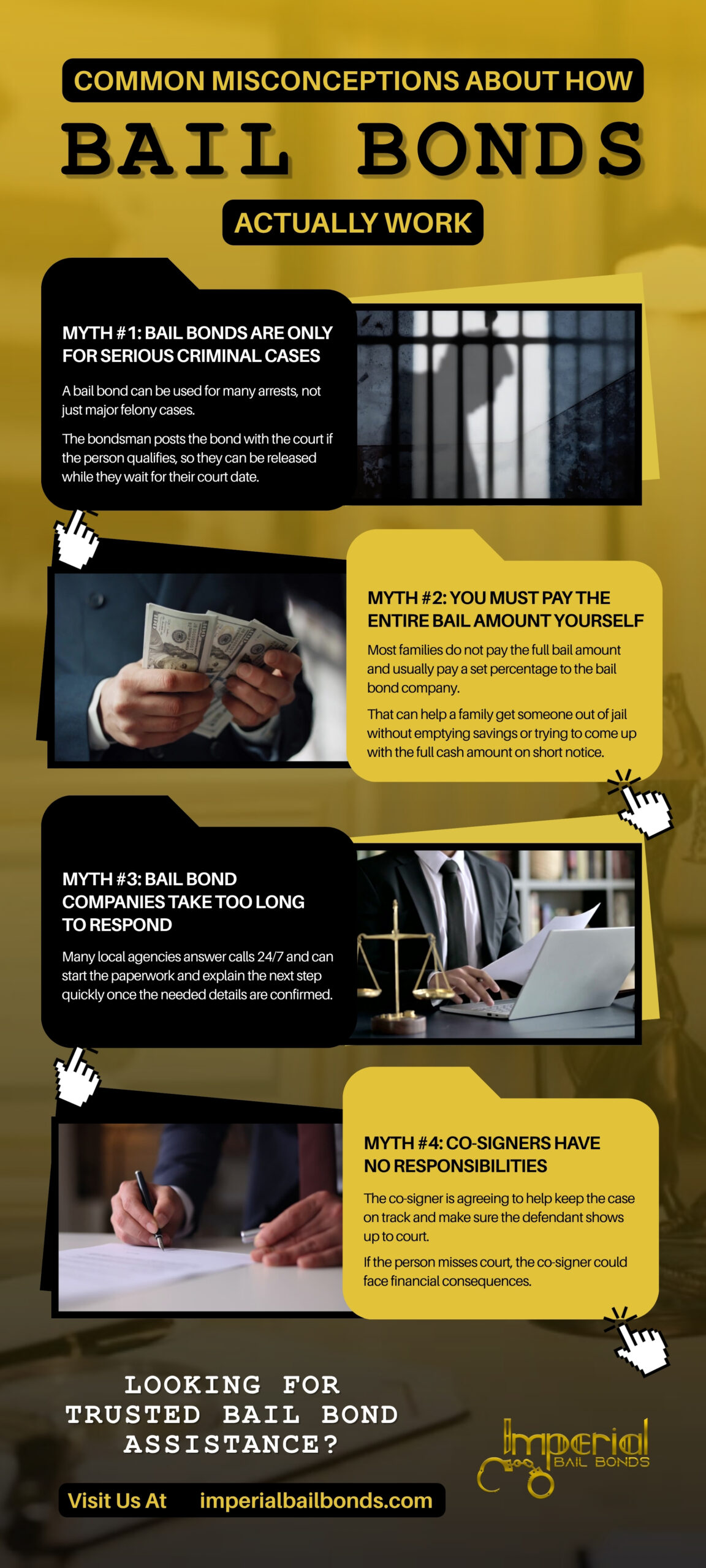 Common Misconceptions About How Bail Bonds Actually Work